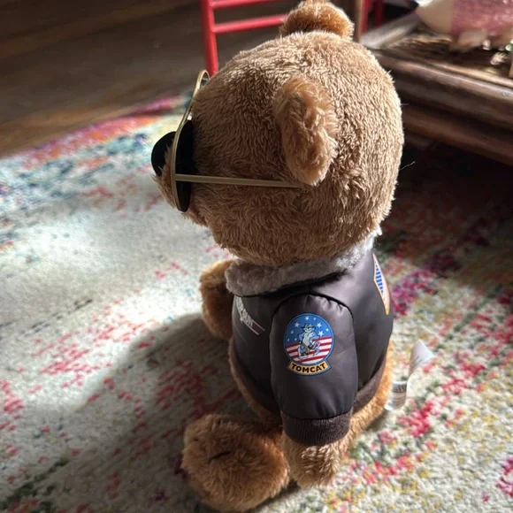 🎶🎵🧸✈️Top gun Aviator Teddy Bear Plush Toy - Picture 3 of 6
